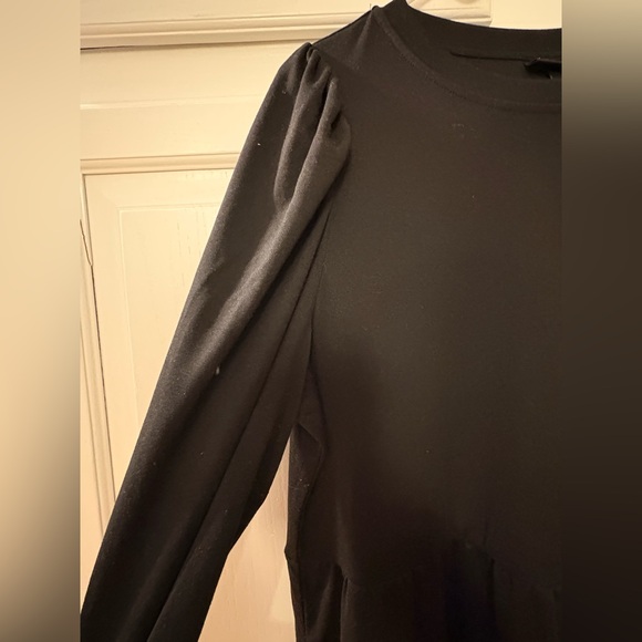 Who What Wear Black Long Sleeve Dress - Picture 6 of 8